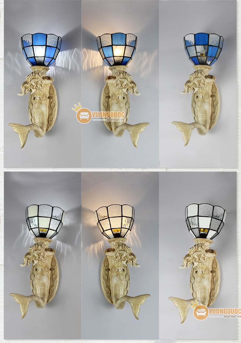 Đèn tường hình người cá trang trí hành lang yb307-9